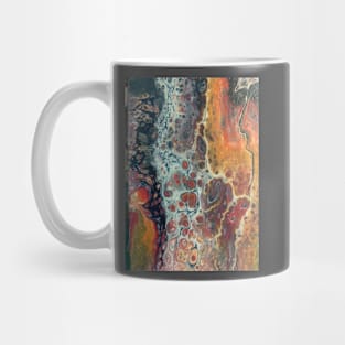 pour abstract autumn cellular Mug